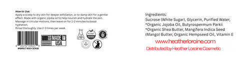 The Perfect Body Scrub with Organic Jojoba and Vitamin E